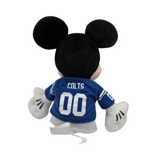 Disney Mickey Mouse Indianapolis Colts NFL Plush Football Stuffed Toy 2013 Blue
